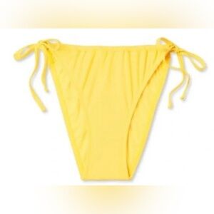 Wild Fable Yellow Tie-Side Bikini Bottom